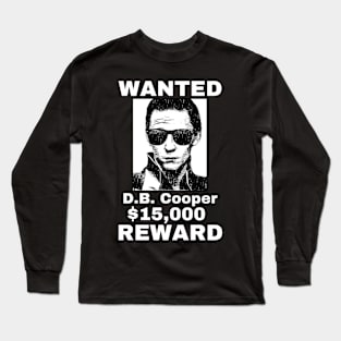 Wanted DB Cooper Long Sleeve T-Shirt